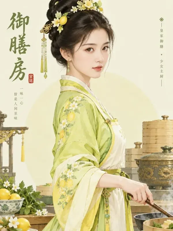 成人漫剧在线《古代小厨娘》高清封面